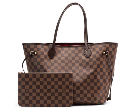 louis vuitton neverfull damier ebene mm cerise lining|louis vuitton damier ebene wristlet.